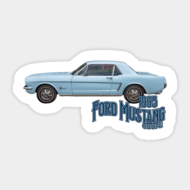 1965 Ford Mustang Coupe Sticker by Gestalt Imagery